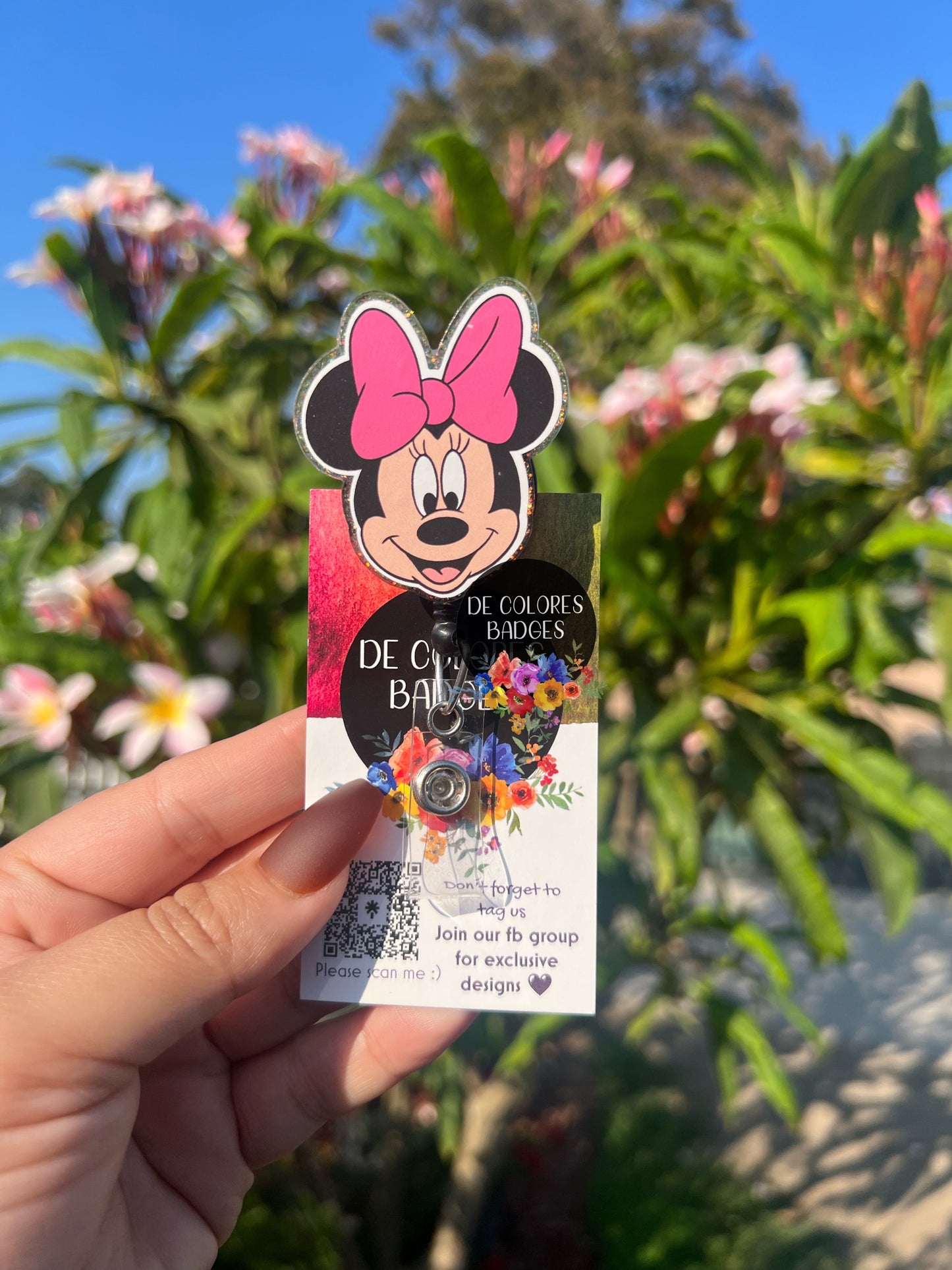 Girly Castle Badge Buddy