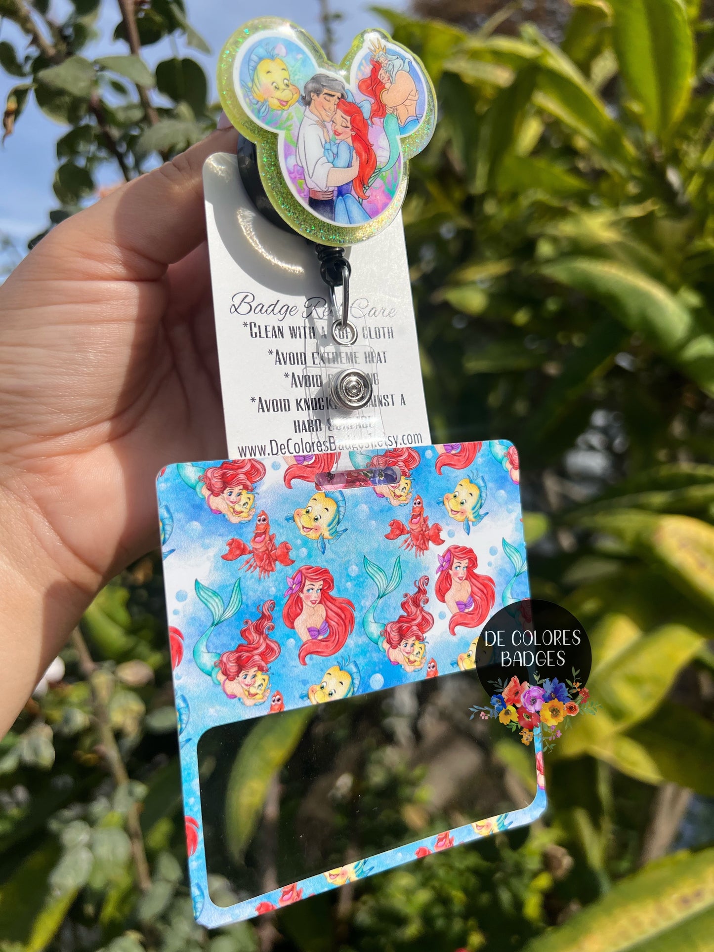 Mermaid Gift | Mermaid Badge Buddy | Nurse Gift | Teacher Gift | Essential Worker Gift | Mermaid Badge | Badge Buddies | RN Badge Buddy
