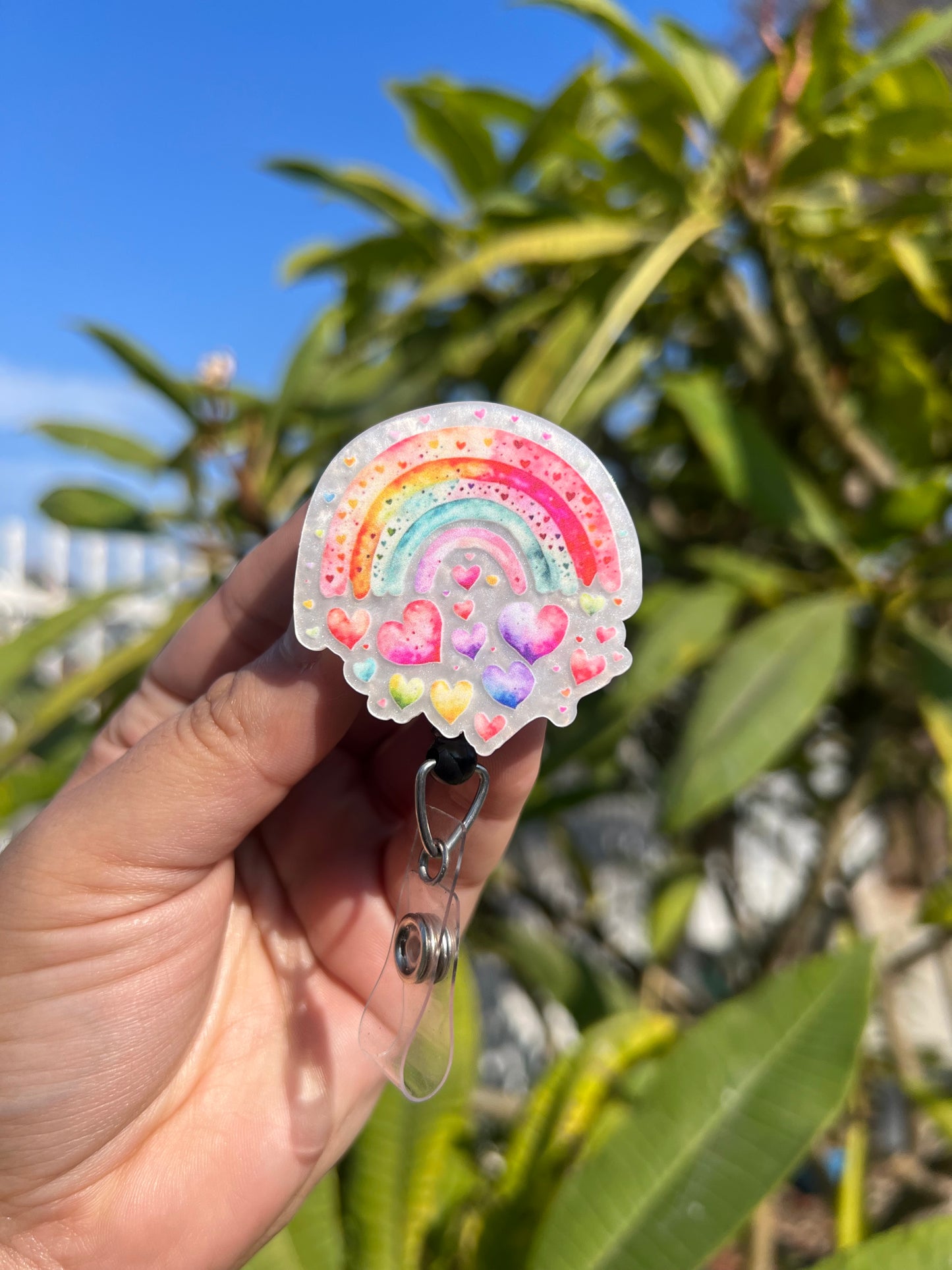 Heart Rainbow Badge
