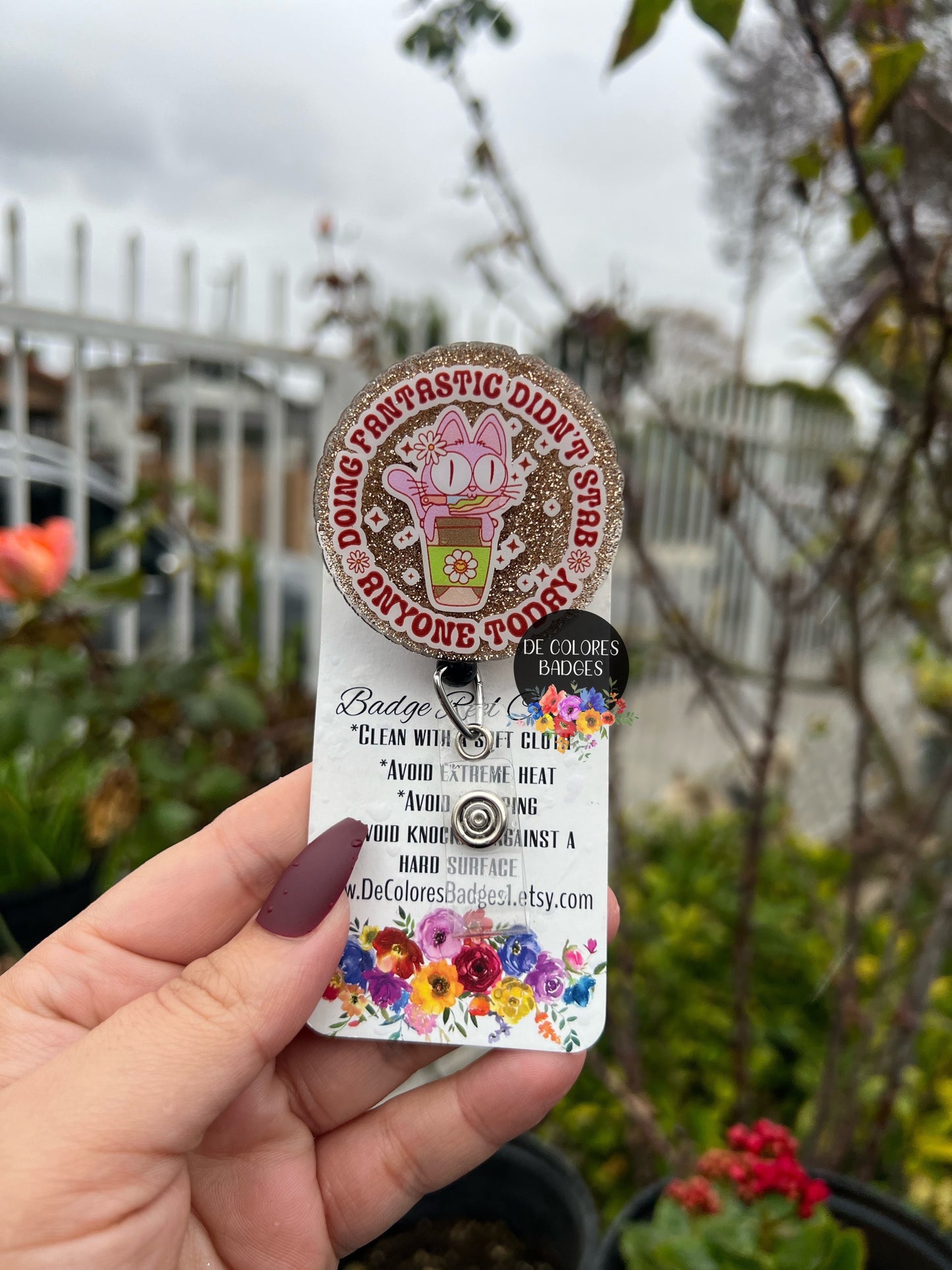 Doing Fantastic Didn’t Stab Anyone Today Badge