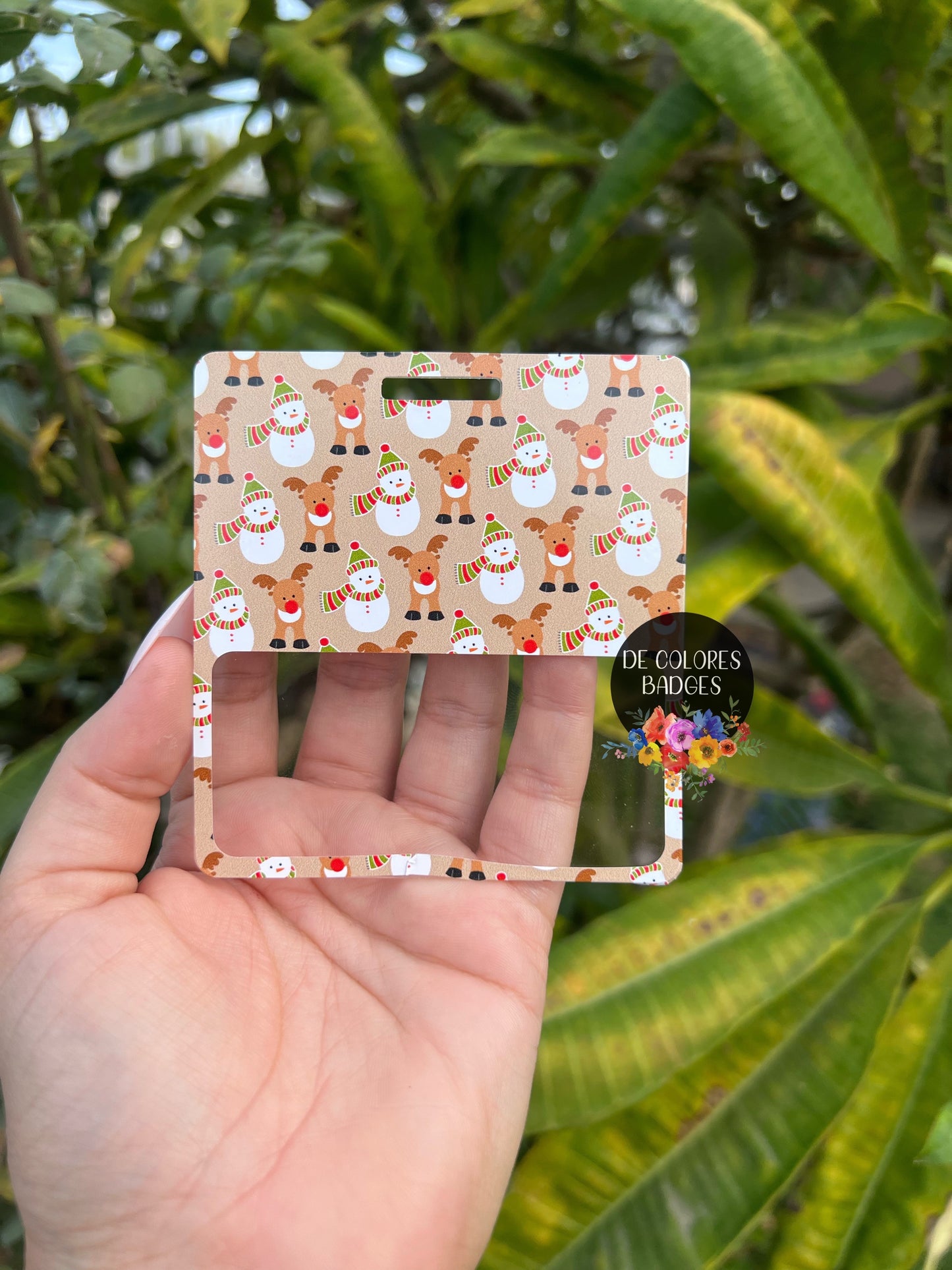 Reindeer Badge Buddy | Deer Badge Buddy | Fall Badge Buddy | Gold Badge Holder | Glitter Badge Buddy | Id Badge Holder | Nurse Gift Badge