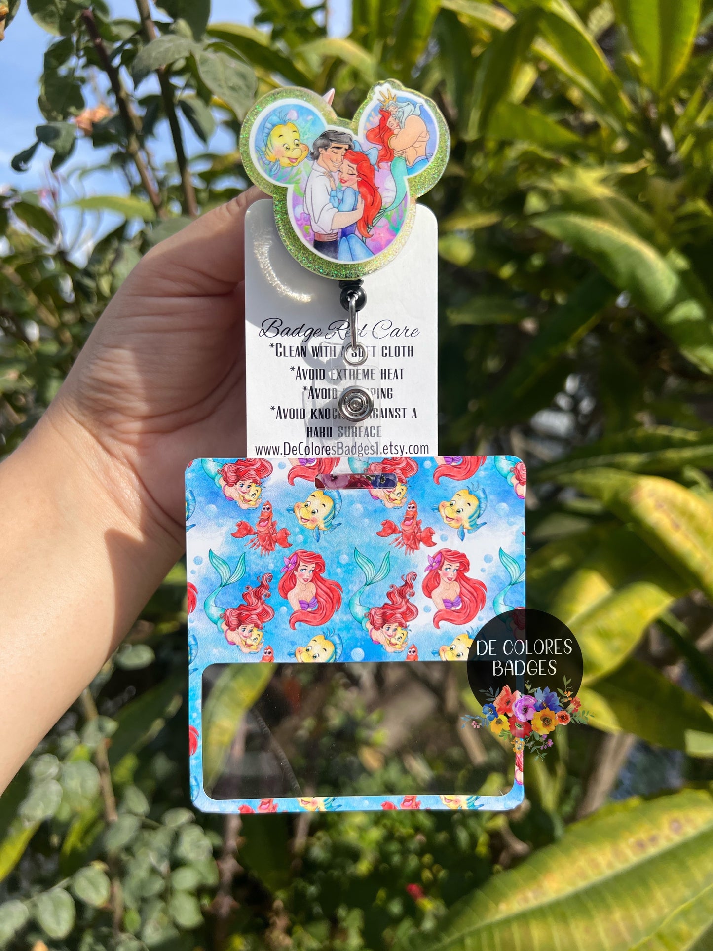 Mermaid Gift | Mermaid Badge Buddy | Nurse Gift | Teacher Gift | Essential Worker Gift | Mermaid Badge | Badge Buddies | RN Badge Buddy