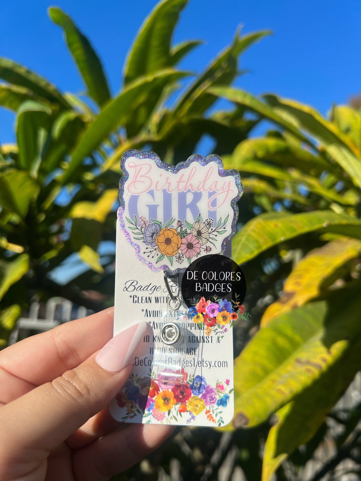 Floral Birthday Girl