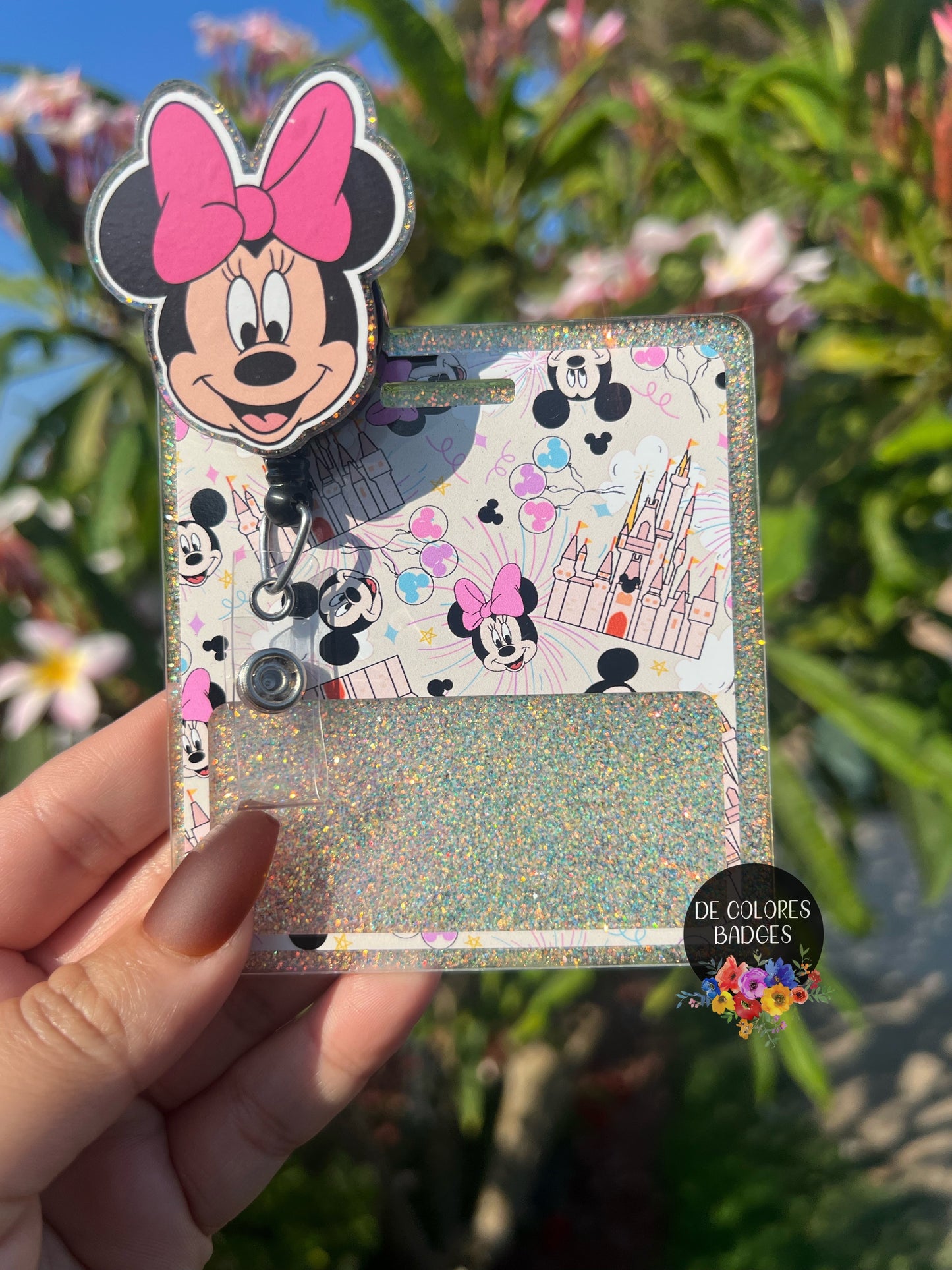 Girly Castle Badge Buddy
