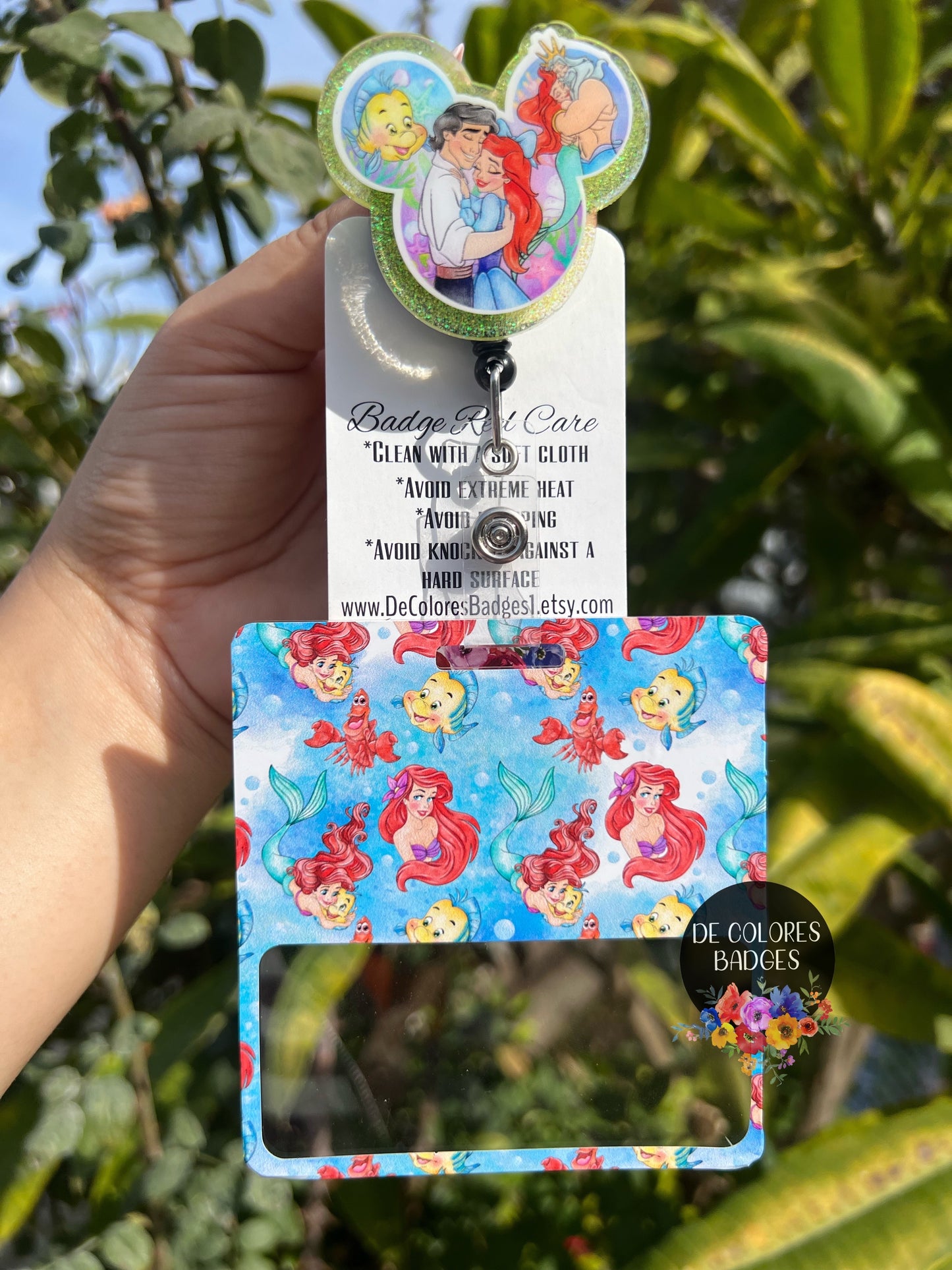 Mermaid Gift | Mermaid Badge Buddy | Nurse Gift | Teacher Gift | Essential Worker Gift | Mermaid Badge | Badge Buddies | RN Badge Buddy
