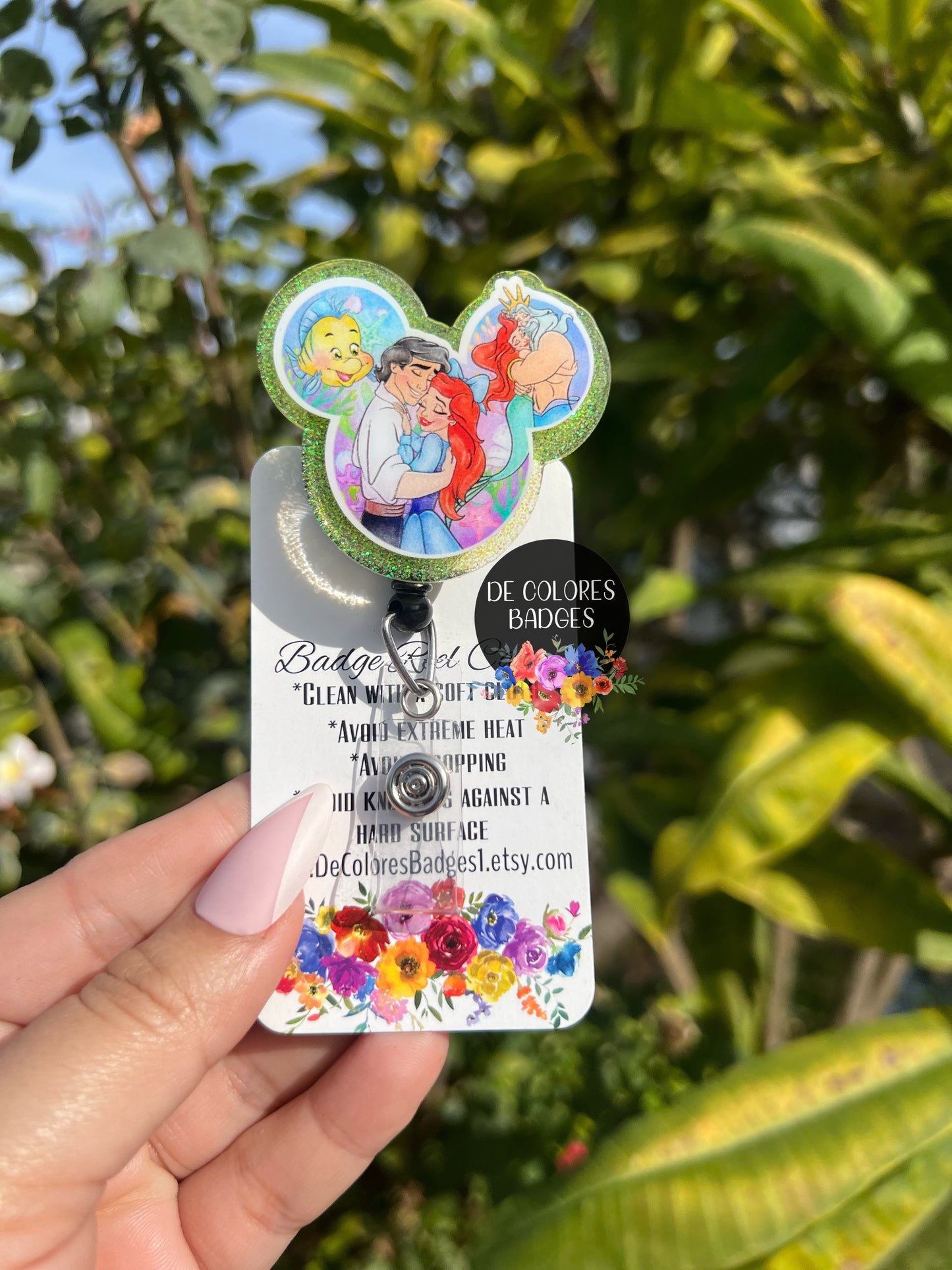 Mermaid Gift | Mermaid Badge Buddy | Nurse Gift | Teacher Gift | Essential Worker Gift | Mermaid Badge | Badge Buddies | RN Badge Buddy