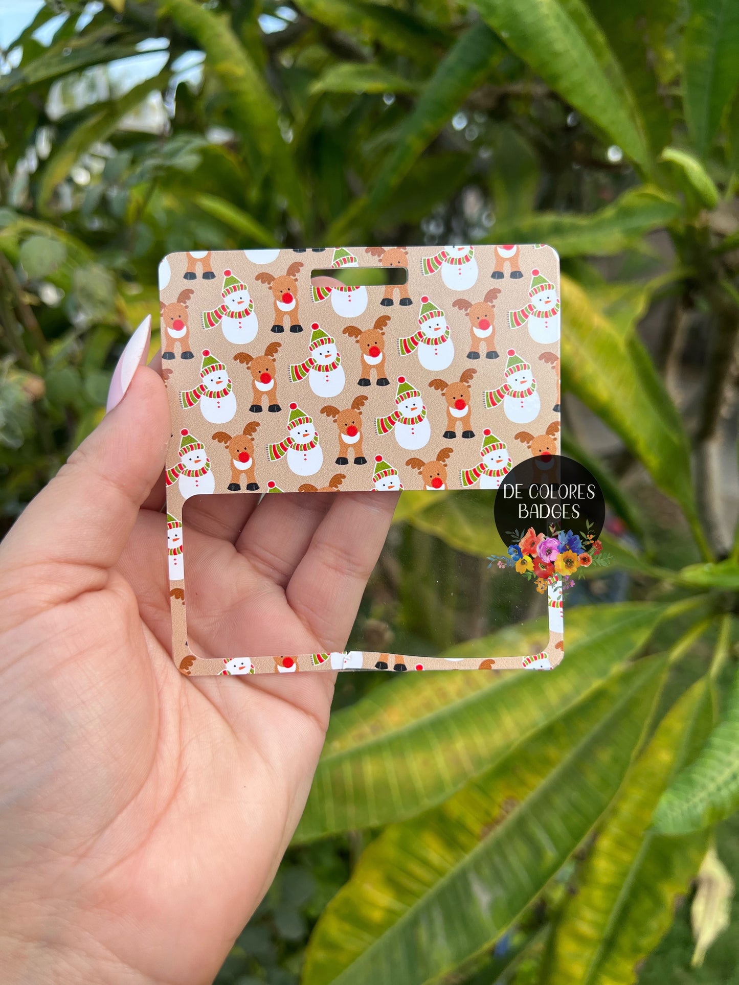 Reindeer Badge Buddy | Deer Badge Buddy | Fall Badge Buddy | Gold Badge Holder | Glitter Badge Buddy | Id Badge Holder | Nurse Gift Badge
