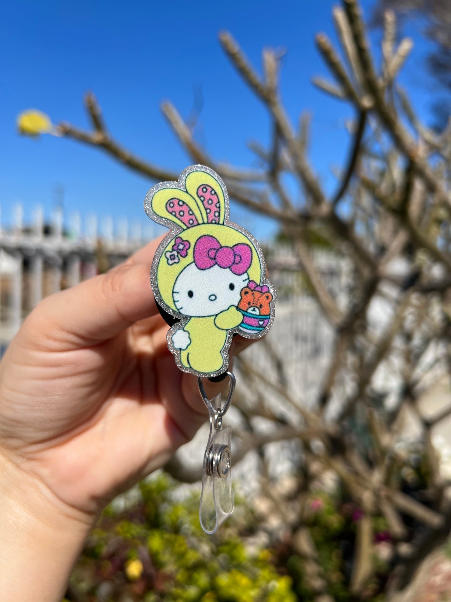 Kitty Bunny Badge