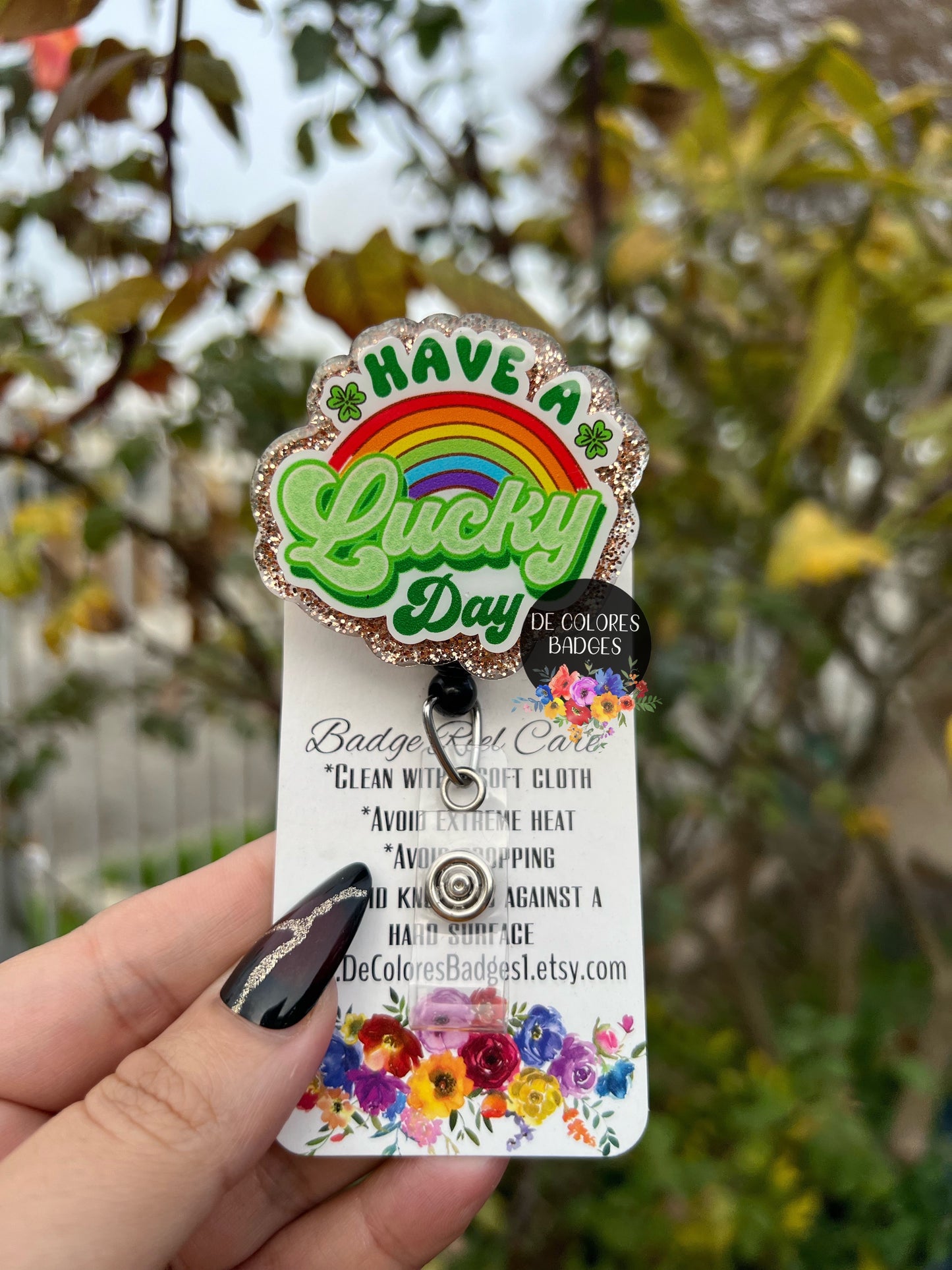 Have A Lucky Day Badge