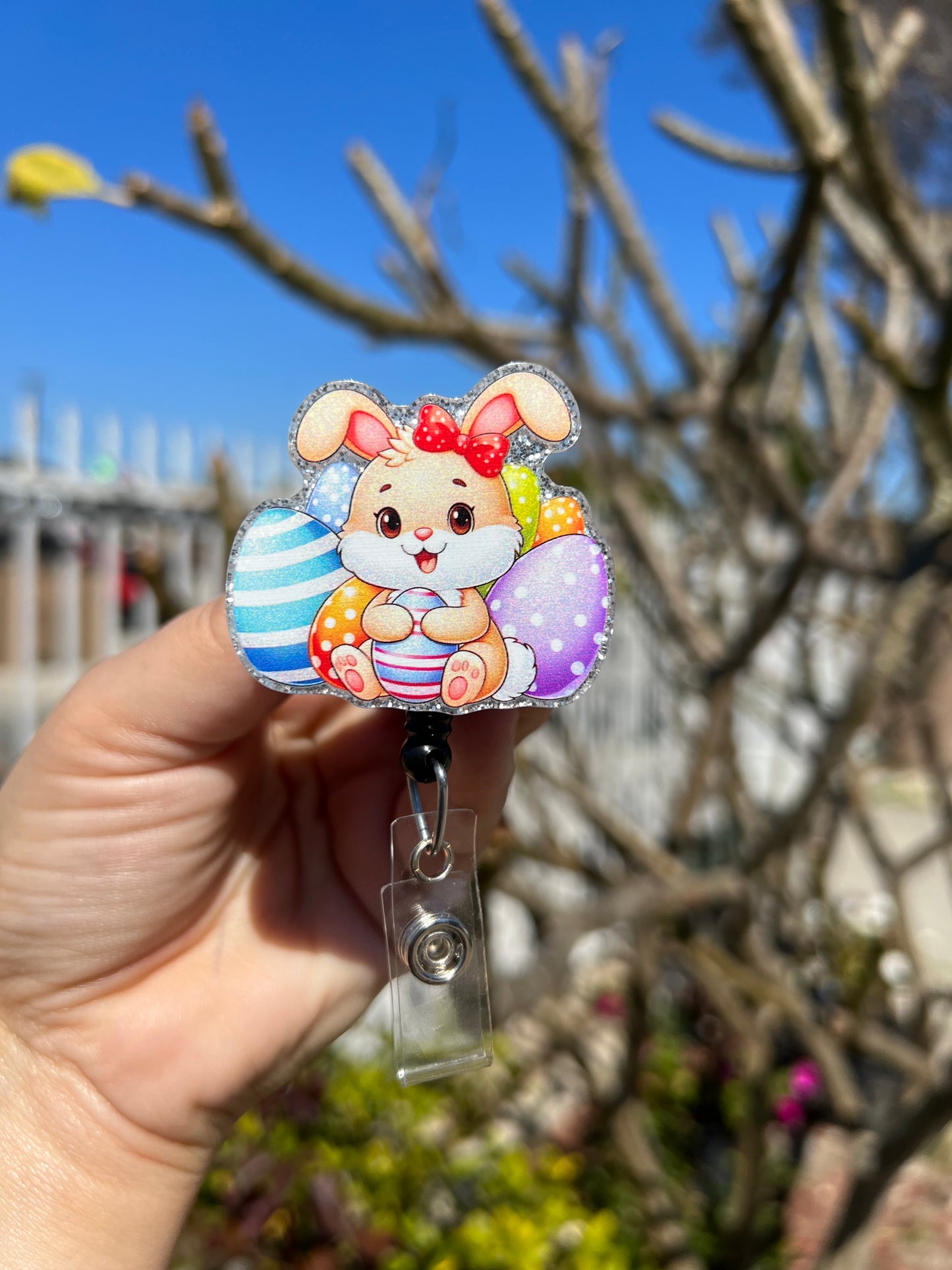 Bunny w/ Eggs Badge