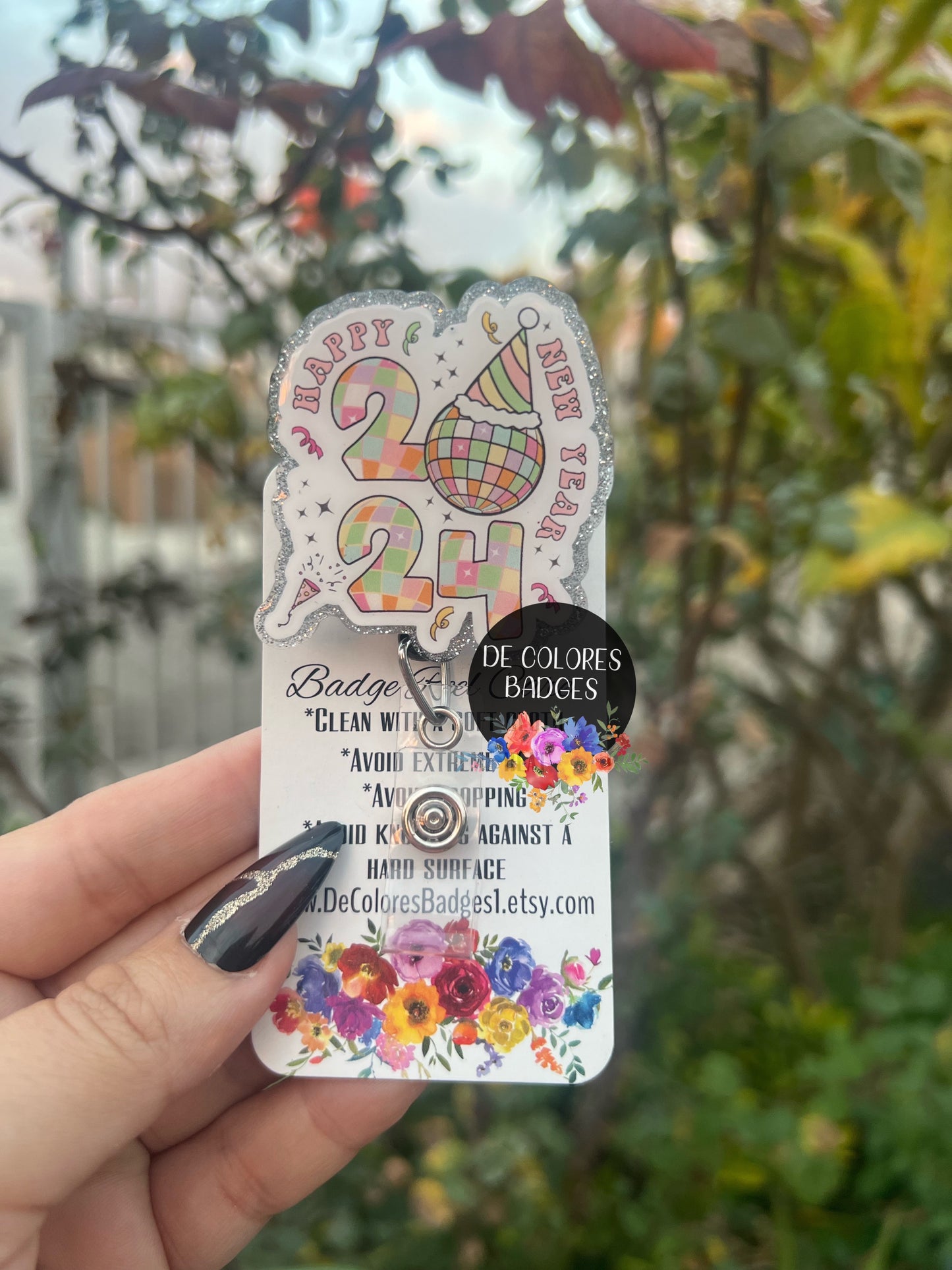 Happy Year New Year Badge, Hello 2024 Badge, Family New Year Party Badge, 2024 Badge, New Year Badge, matching new years 2024 Badge, new years BFF