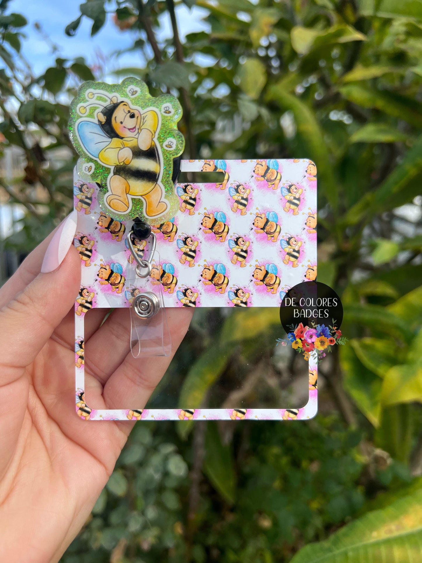 Bear Badge Buddy Pooh Badge Buddy Nurse Doctor Teacher Gift Dreams Come True Character Sleepy Bear Tiger Donkey