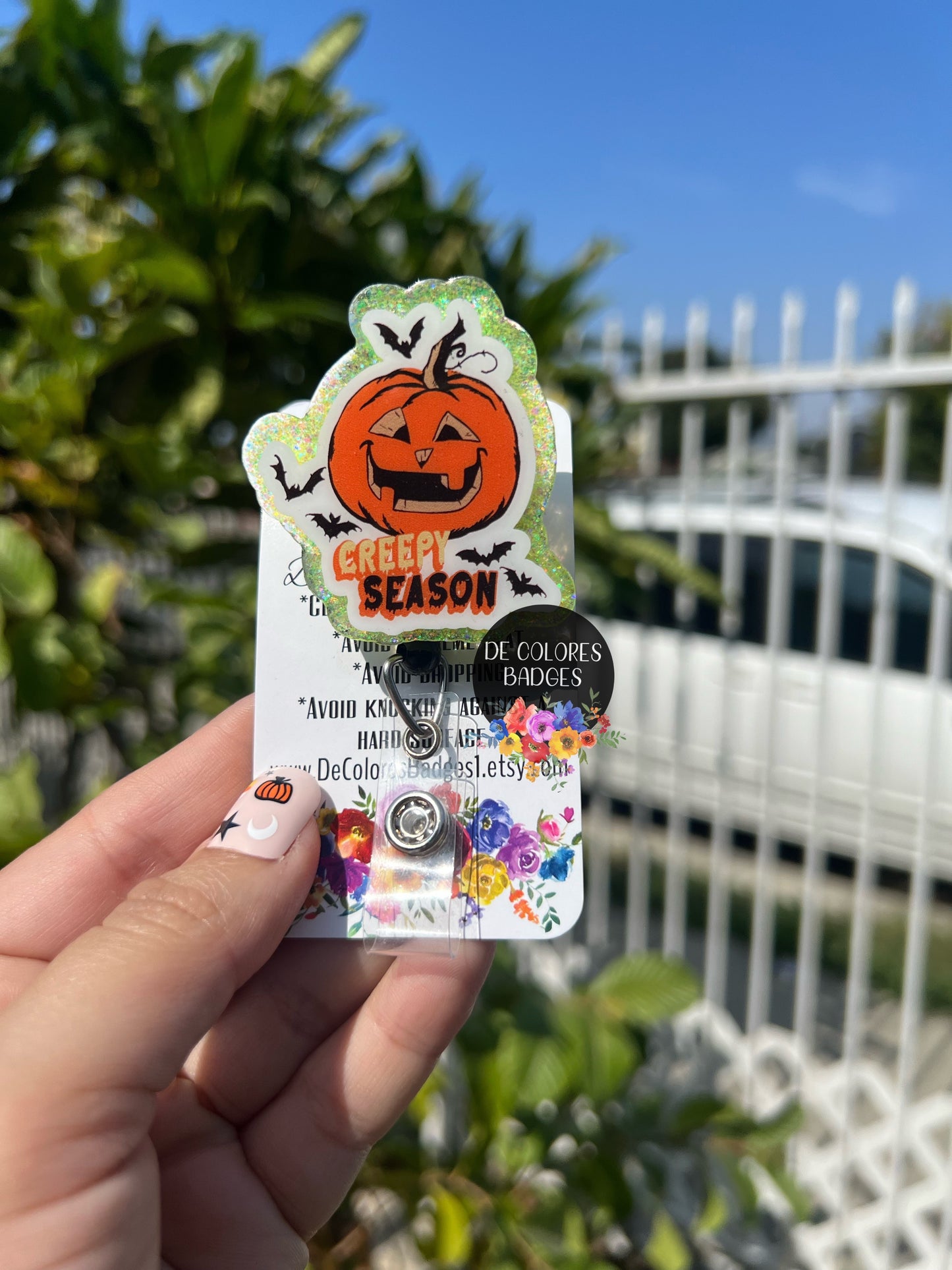 Halloween Badges, Halloween Badge Reels, Badge Reels, Retractable Badge Reels, Festive Badge Reels, Halloween Badge, Nurse Badges, RN Gifts