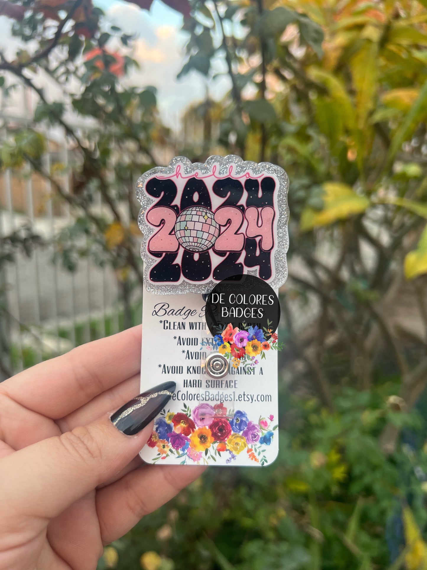 2024 New Year Badge, Hello 2024 Badge, Family New Year Party Badge, 2024 Badge, New Year Badge, matching new years 2024 Badge, new years