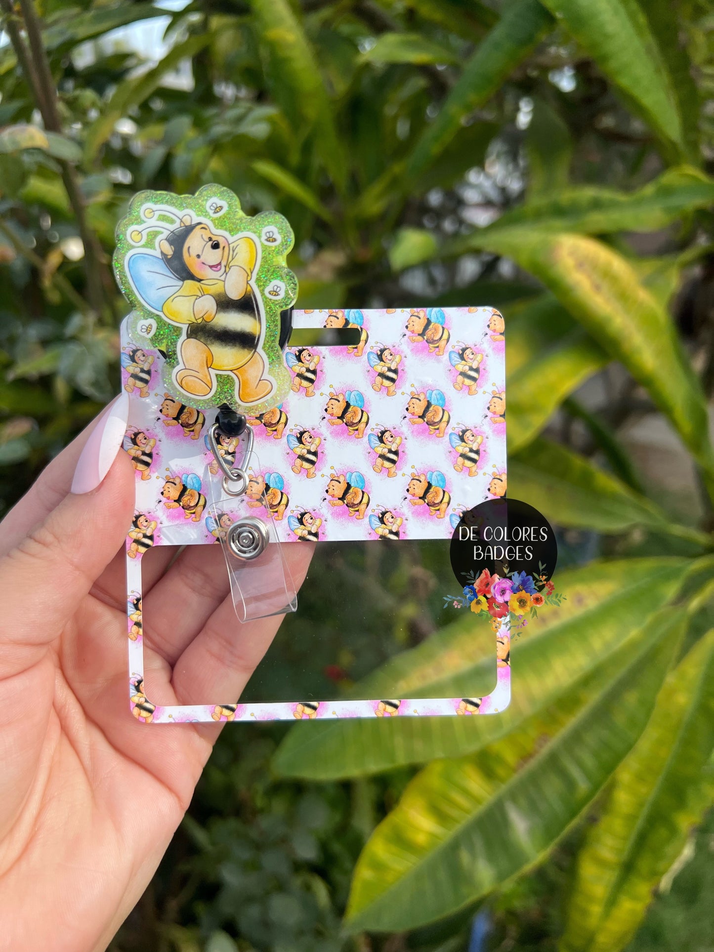 Bear Badge Buddy Pooh Badge Buddy Nurse Doctor Teacher Gift Dreams Come True Character Sleepy Bear Tiger Donkey