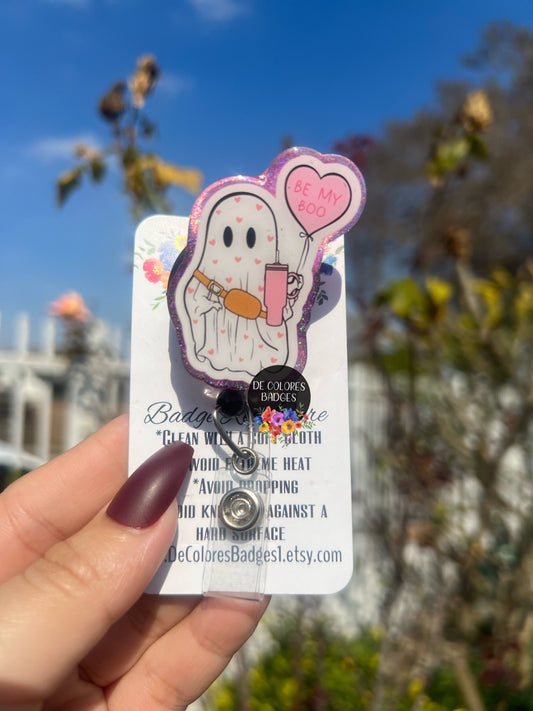 Be My Boo Ghost Badge