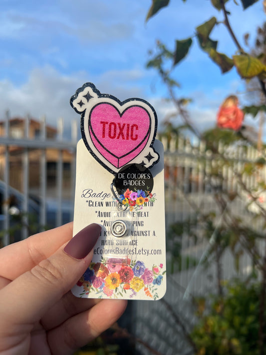 Toxic Heart Badge, Sweetheart Badge Reel